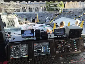 Der FOH-Platz beim Open-Air