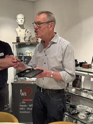 Eckhard Beste in seinem Element